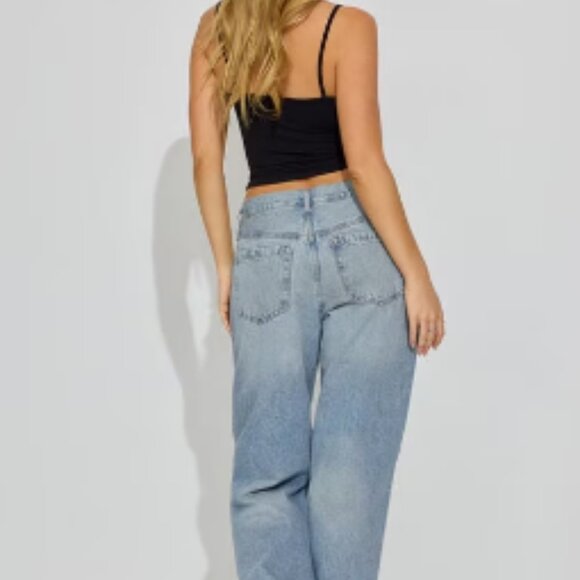 Garage Low Rise Baggy Jeans - Amari Blue NWOT (Size US 3) - Picture 3 of 6